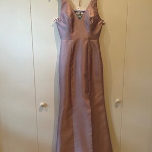 Alfred Sung D761 Suede Rose